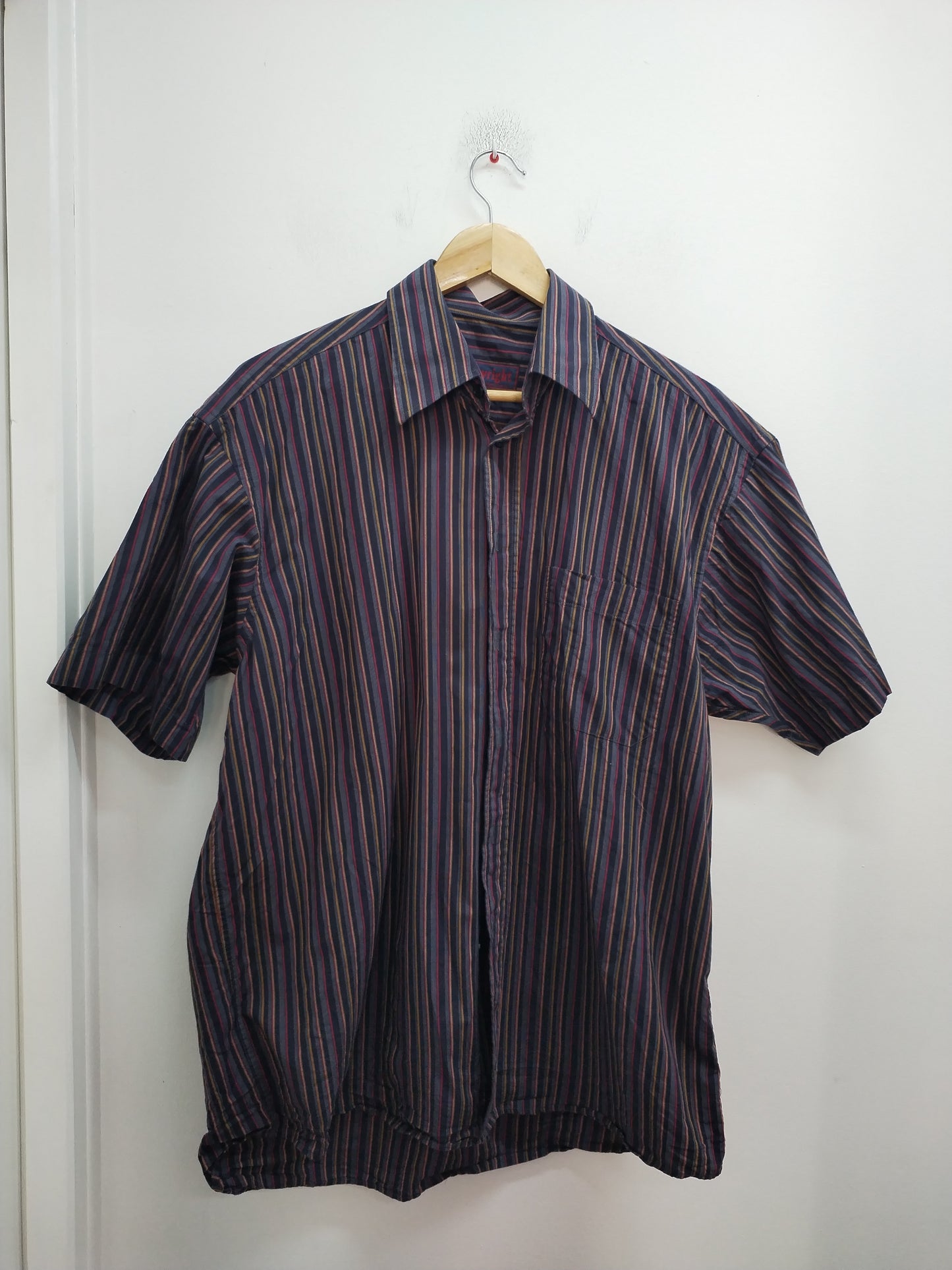 Chemise manches courtes Copyright rayée Taille L