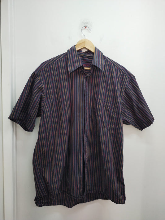 Chemise manches courtes Copyright rayée Taille L