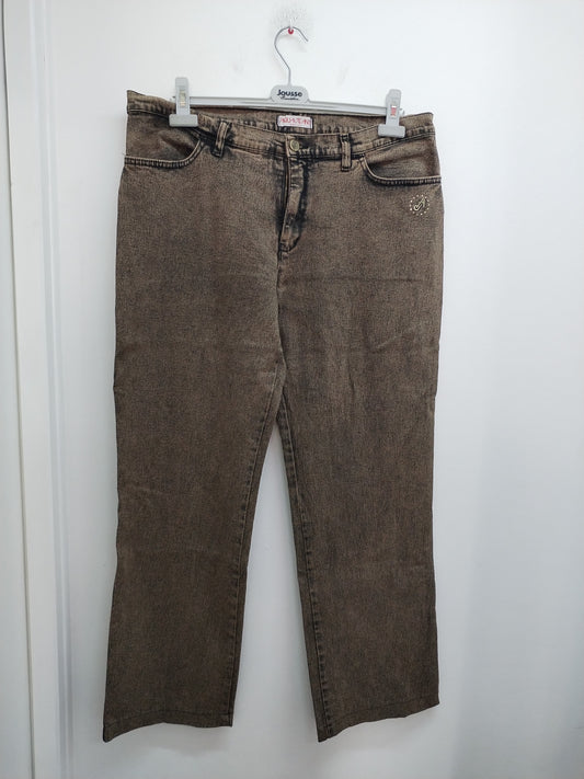 Jeans AquaJeans marron délavé Taille 52