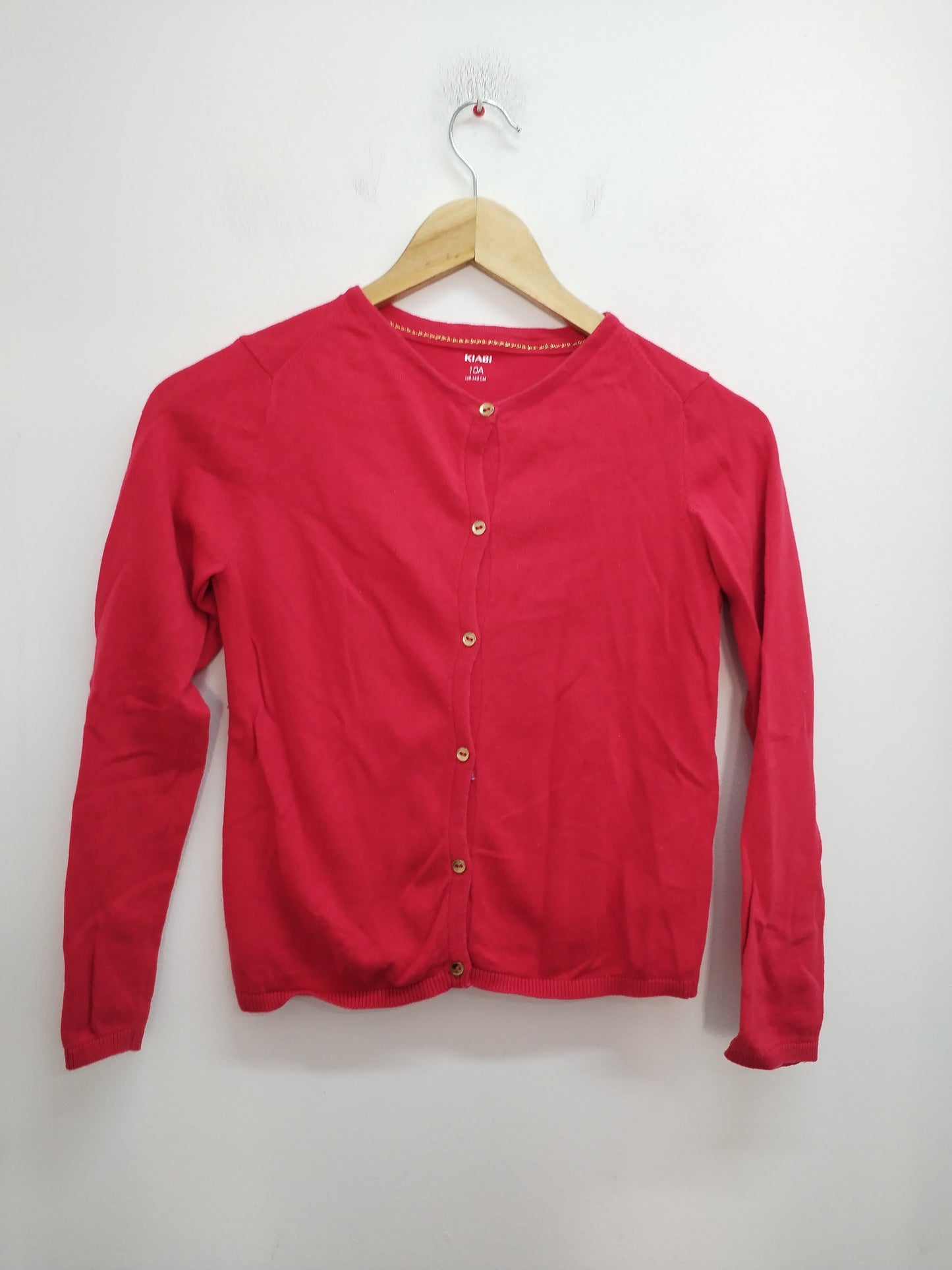 Gilet Kiabi rouge Taille 10 Ans