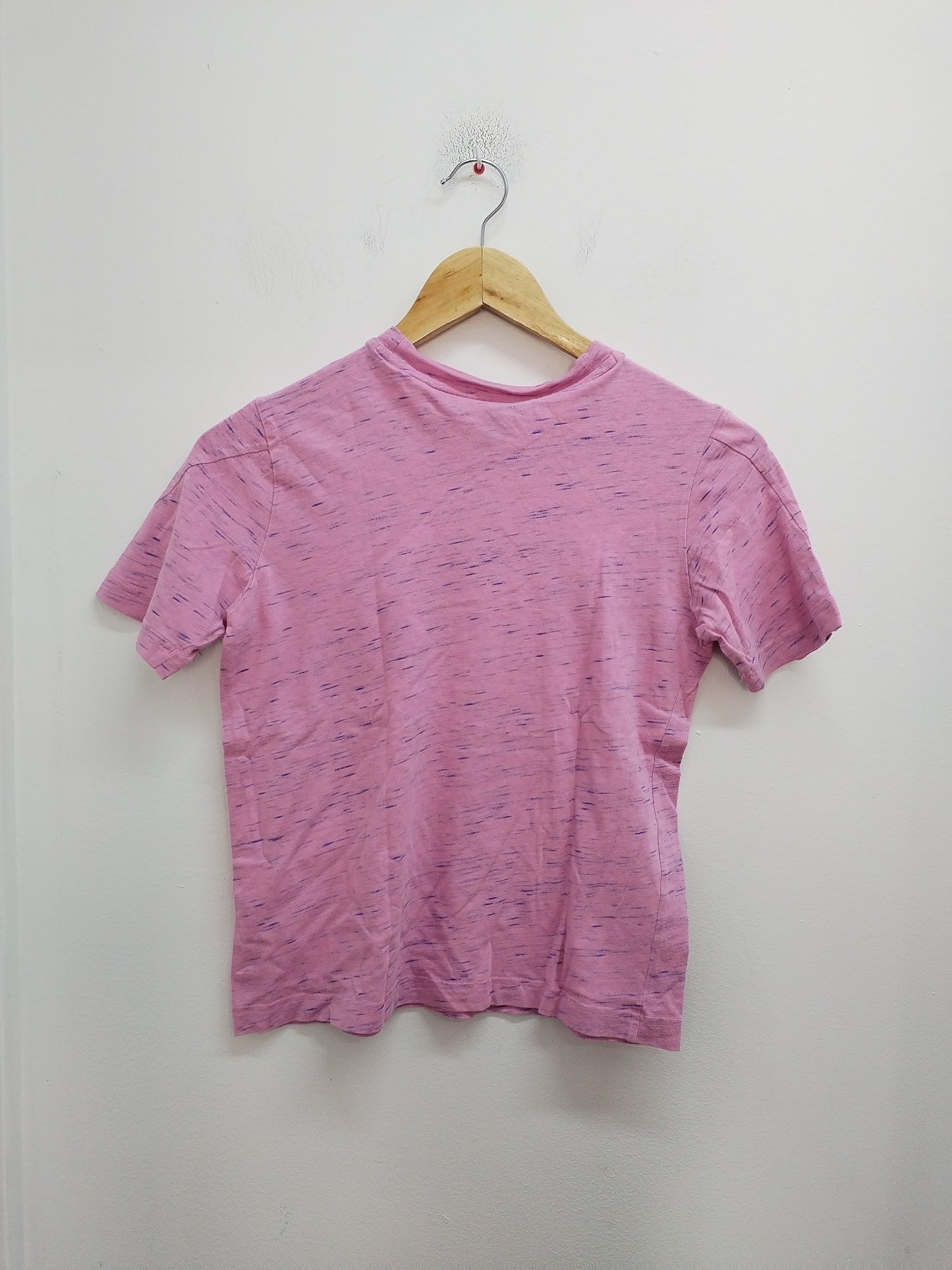 T-shirt Adidas rose chiné Taille 9/10 Ans