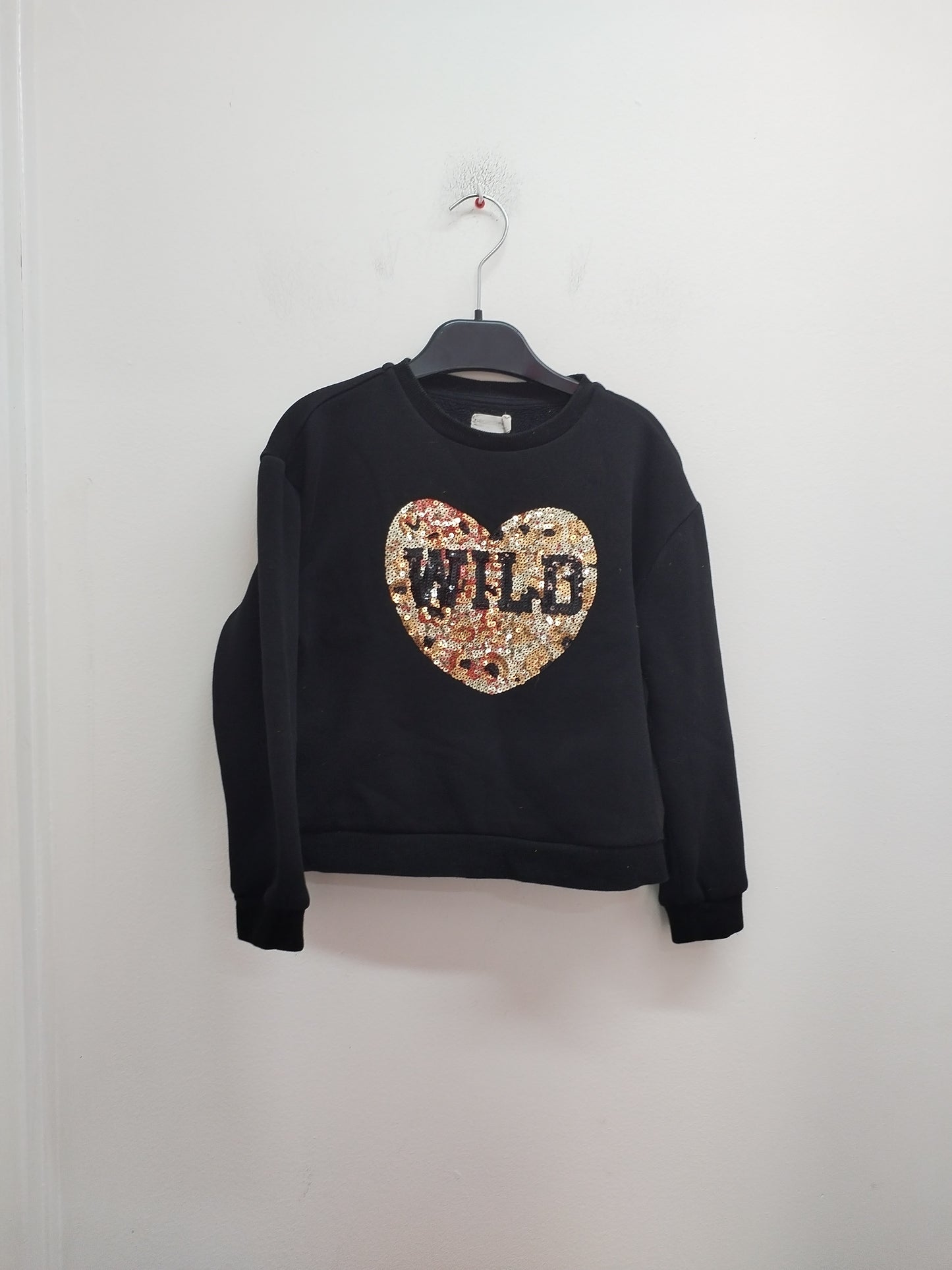 Sweat Orchestra noir avec sequins Taille 6 Ans
