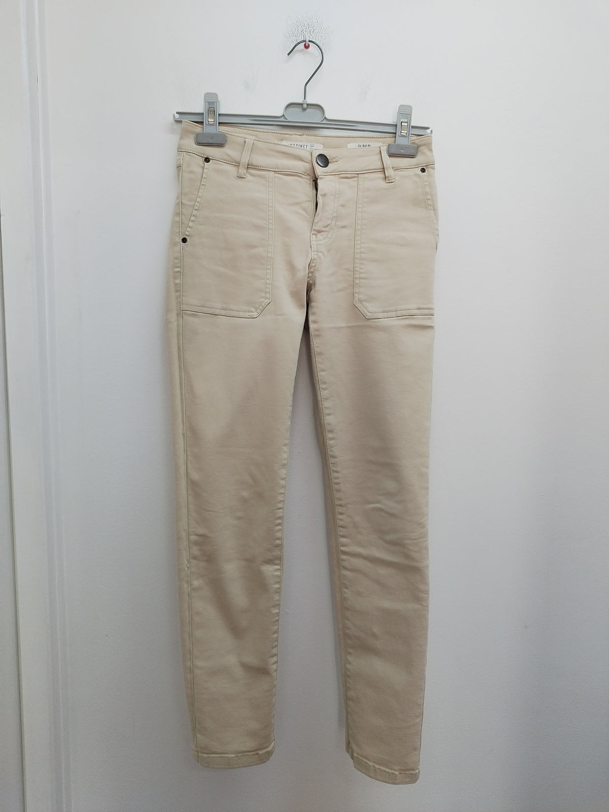 Jeans slim Bonobo beige Taille 34