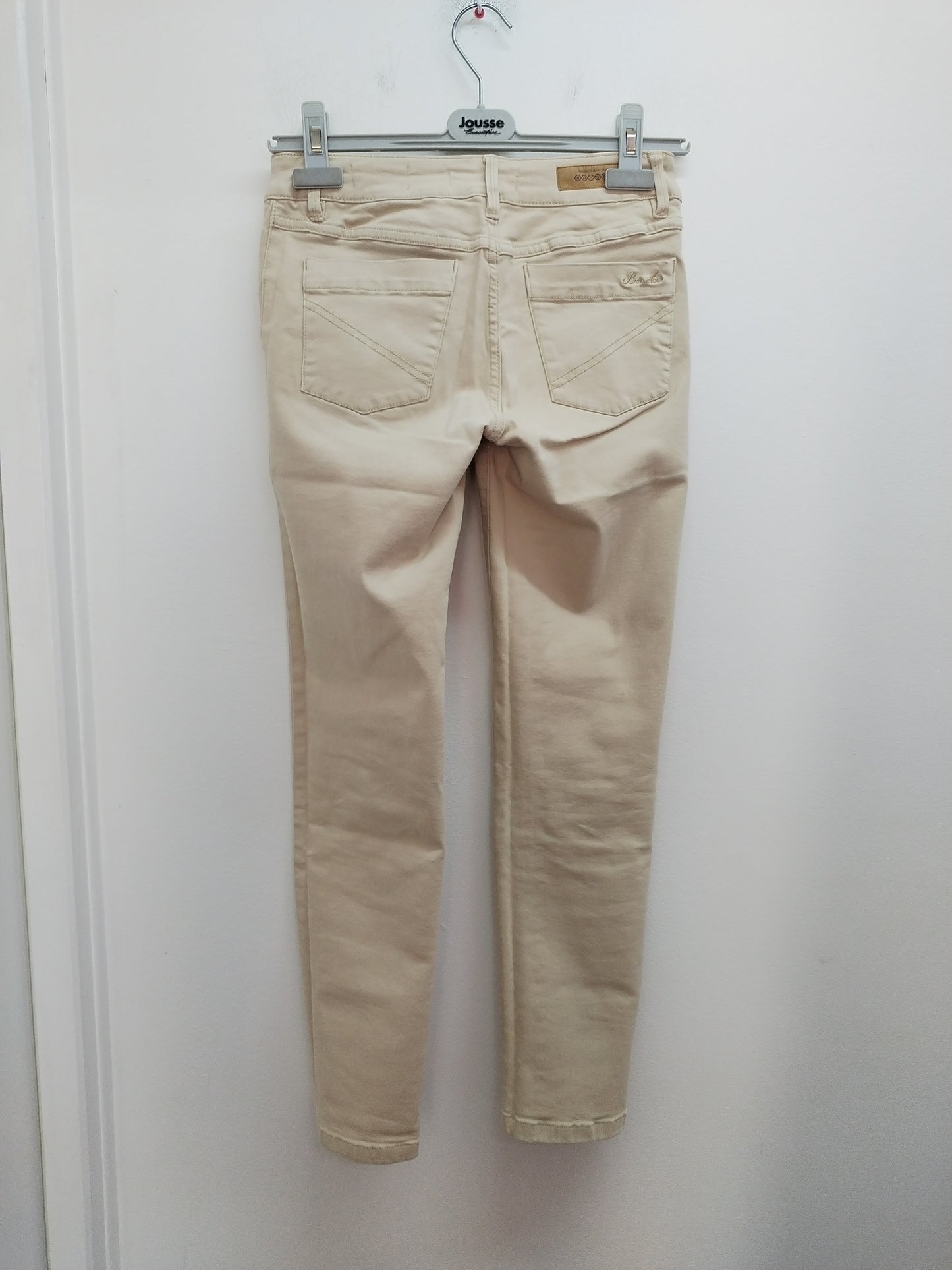Jeans slim Bonobo beige Taille 34
