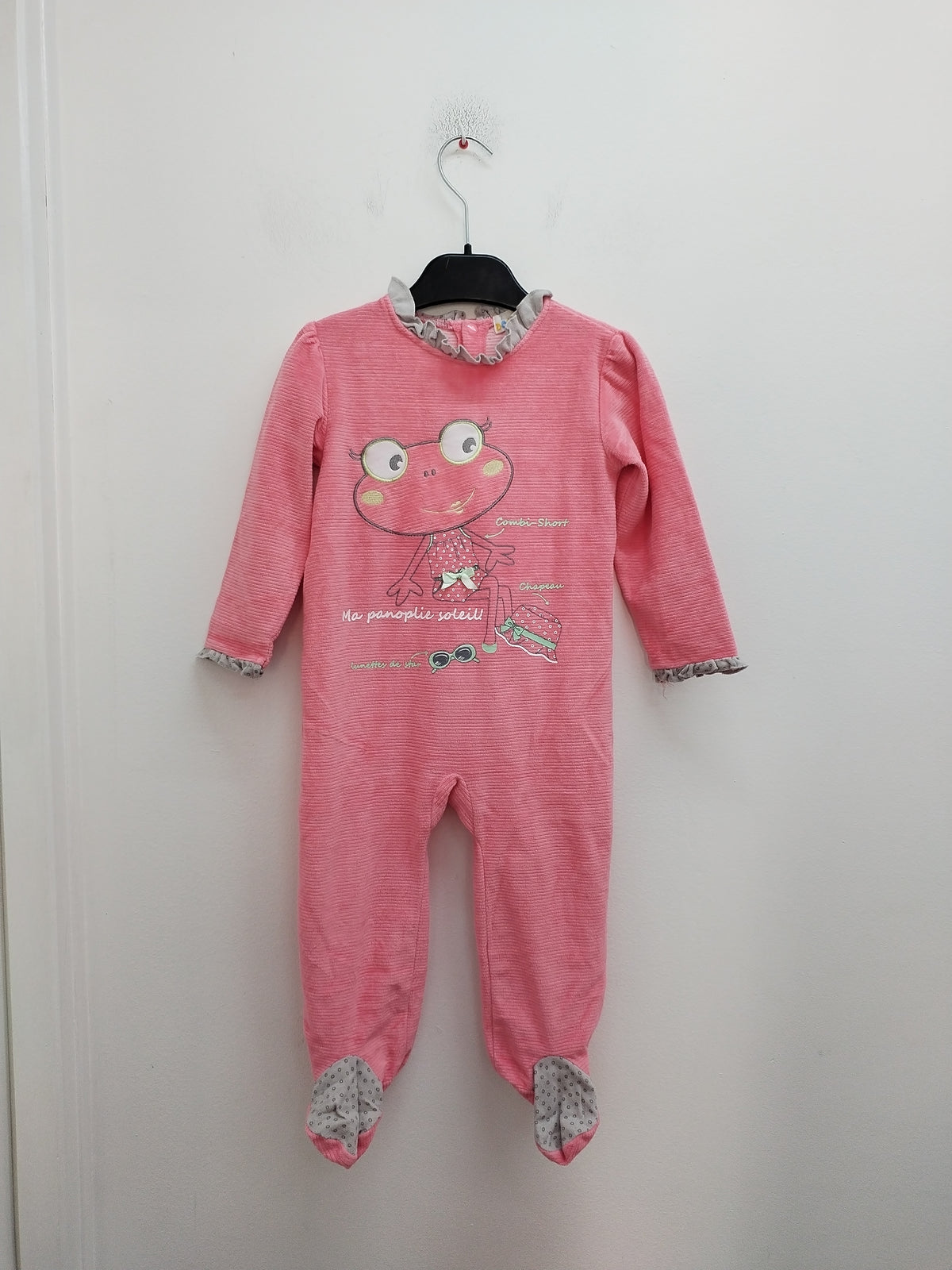 Pyjama Boo & Bo rose avec impression Taille 24 mois