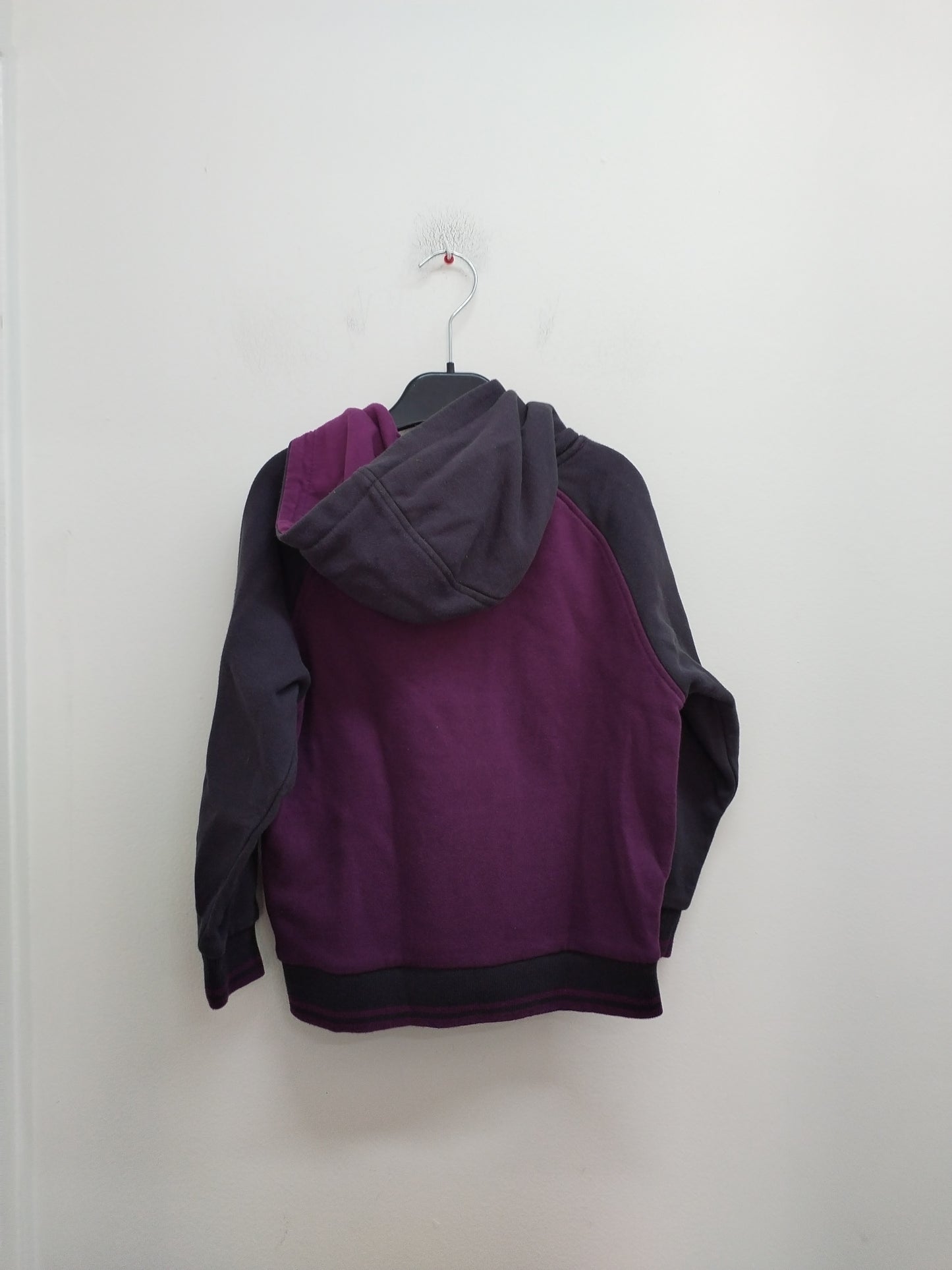Sweat à capuche Orchestra violet et gris avec impression Taille 8 Ans