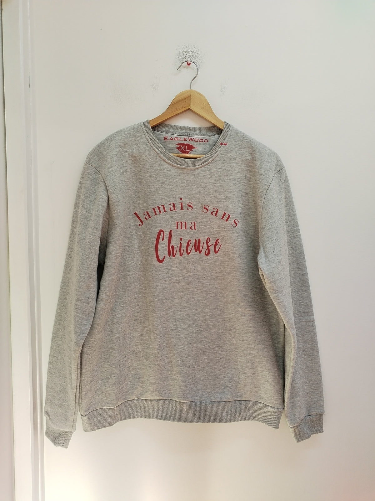 Sweat Eaglewood gris avec impression Taille XL