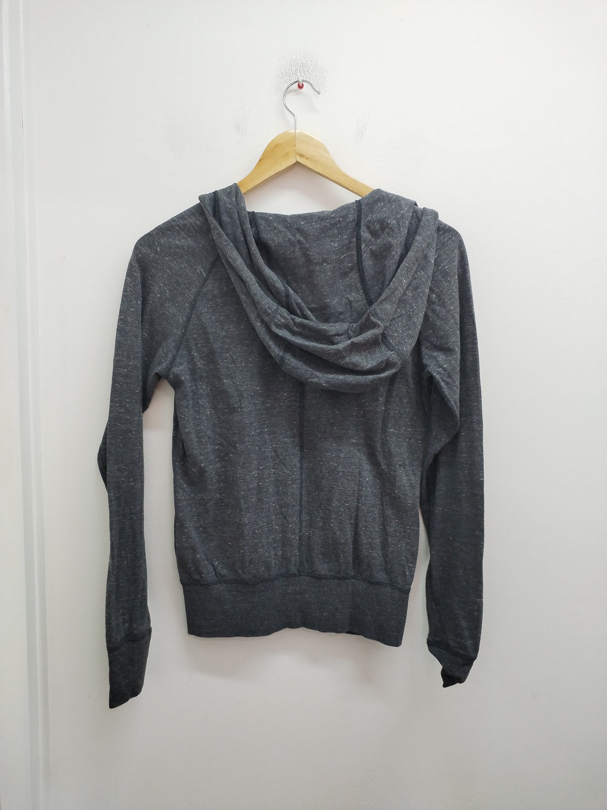 Sweat zippé à capuche Nike gris chiné Taille XS