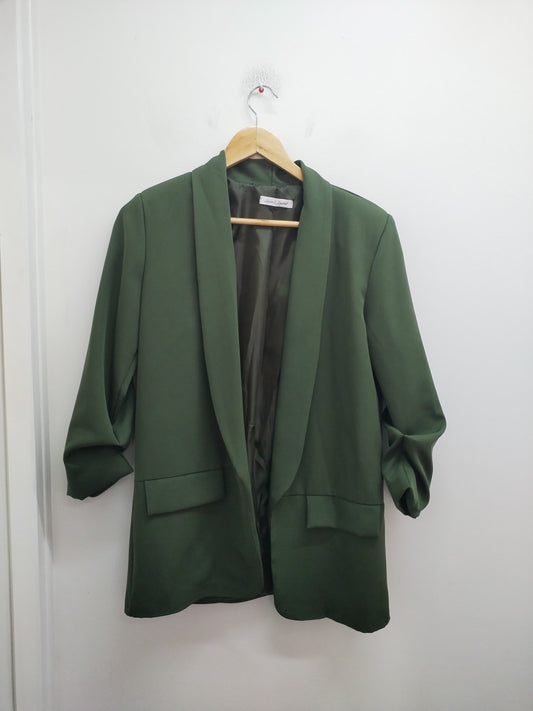 Veste Laura & Laurent manches 3/4 kaki Taille Unique