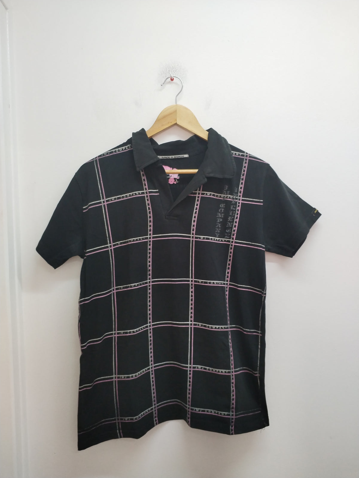 Polo Armand Thiery noir avec impression Taille L