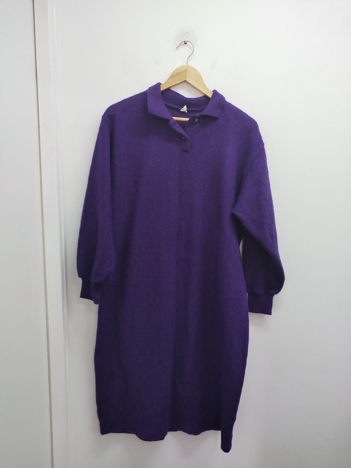 Robe pull manches longues prune Taille XL