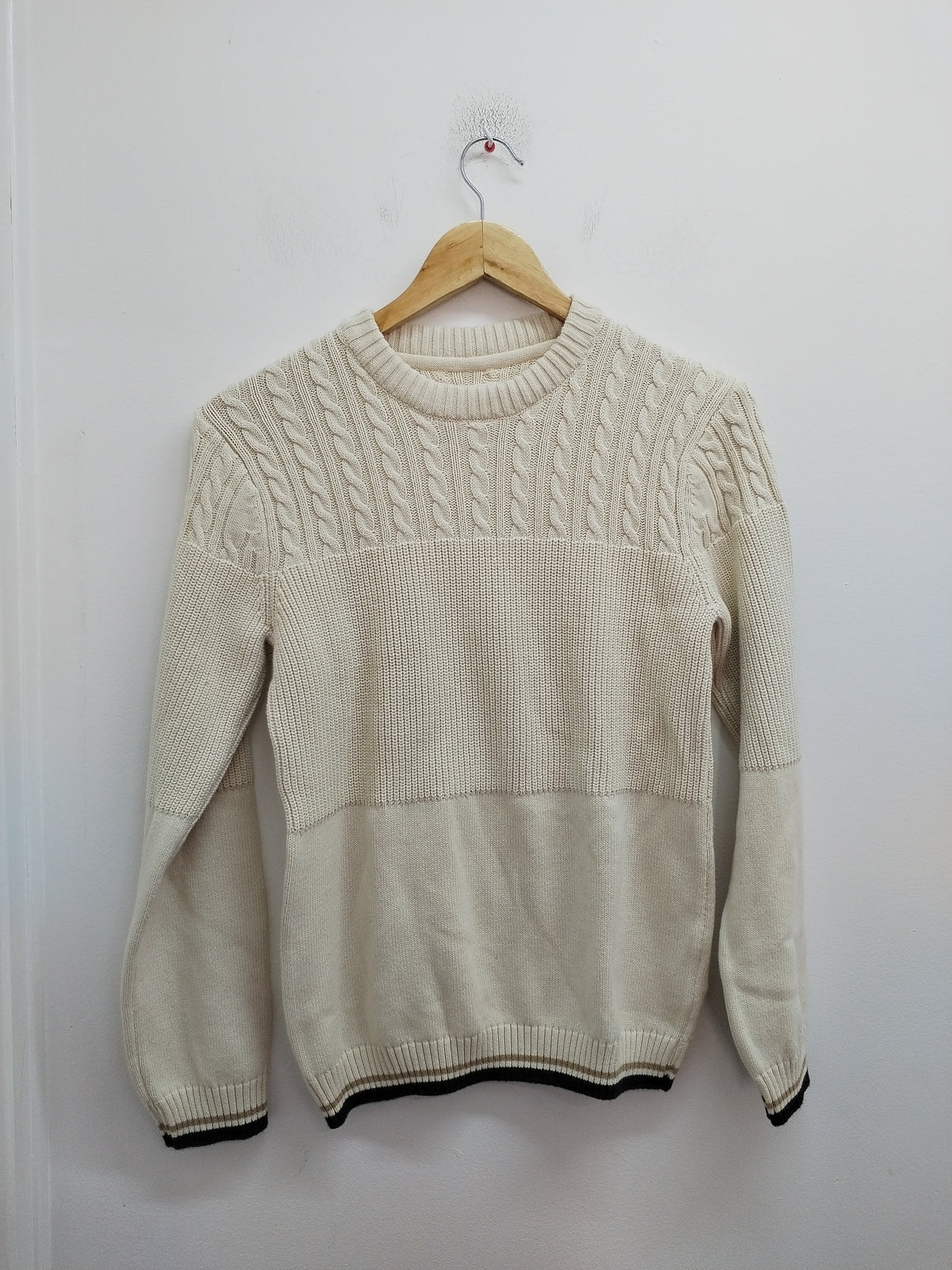 Pull en mailles Orchestra beige Taille 12 Ans
