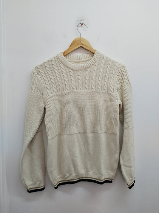 Pull en mailles Orchestra beige Taille 12 Ans