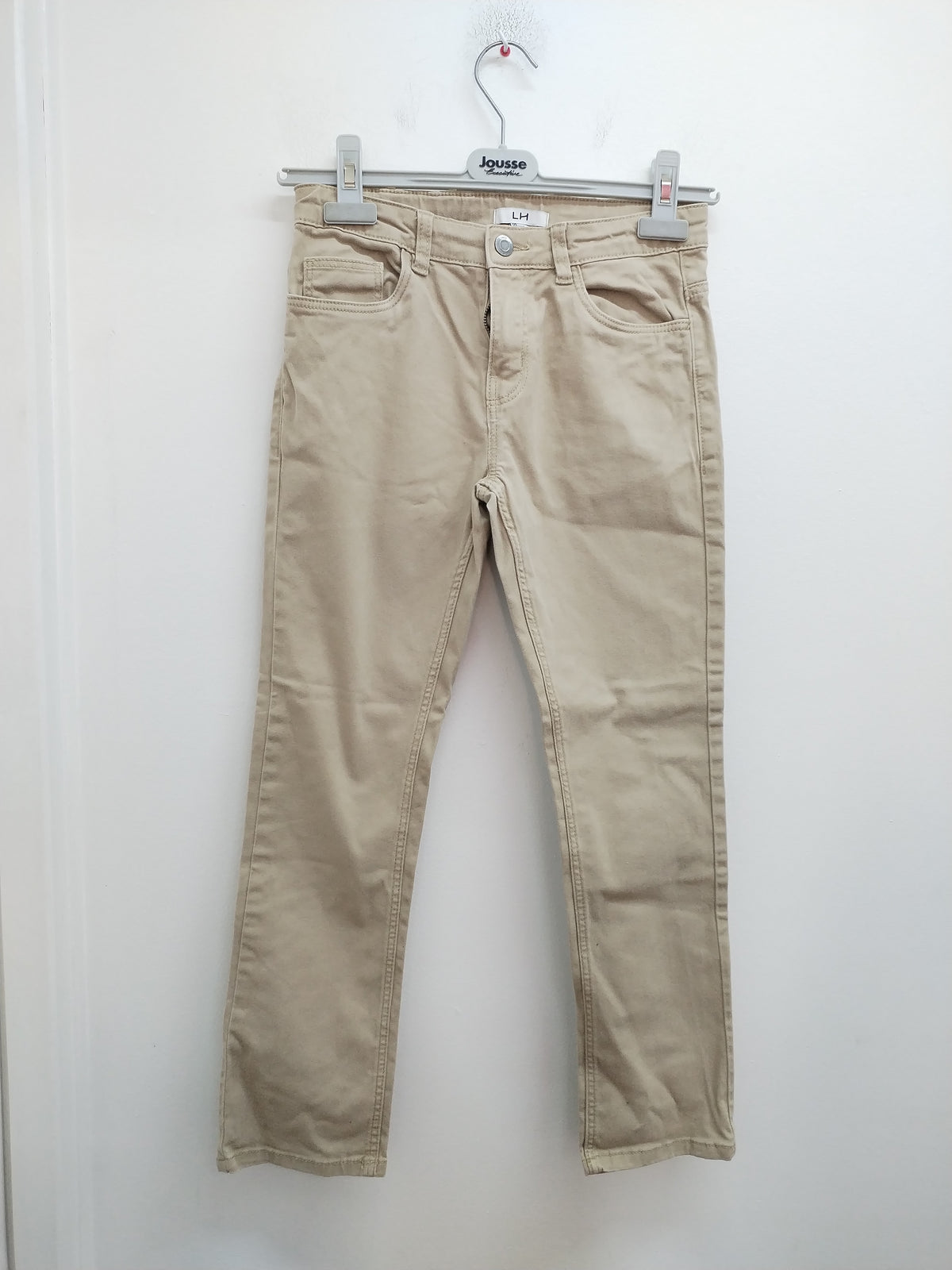 Jeans La Halle beige Taille 10 Ans