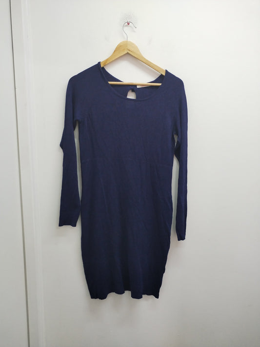 Robe pull manches longues Camaïeu marine Taille S