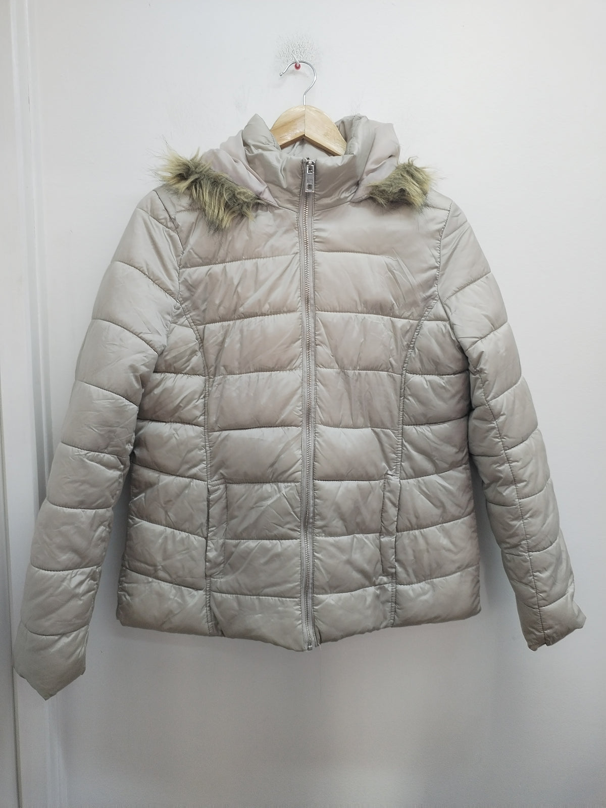 Doudoune à capuche Gémo beige Taille L