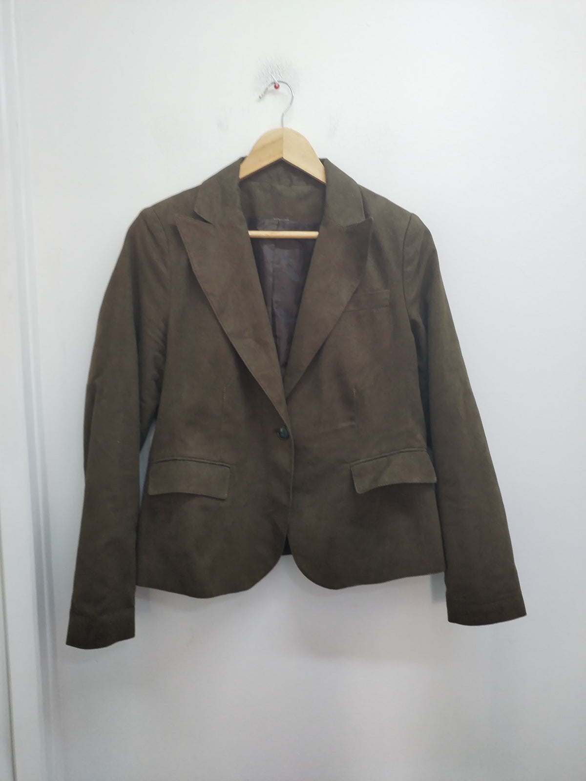 Veste effet daim La Redoute marron Taille M