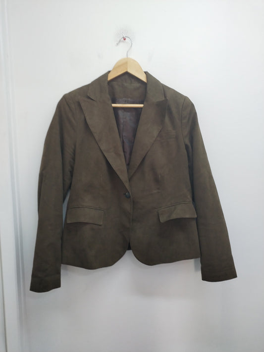 Veste effet daim La Redoute marron Taille M
