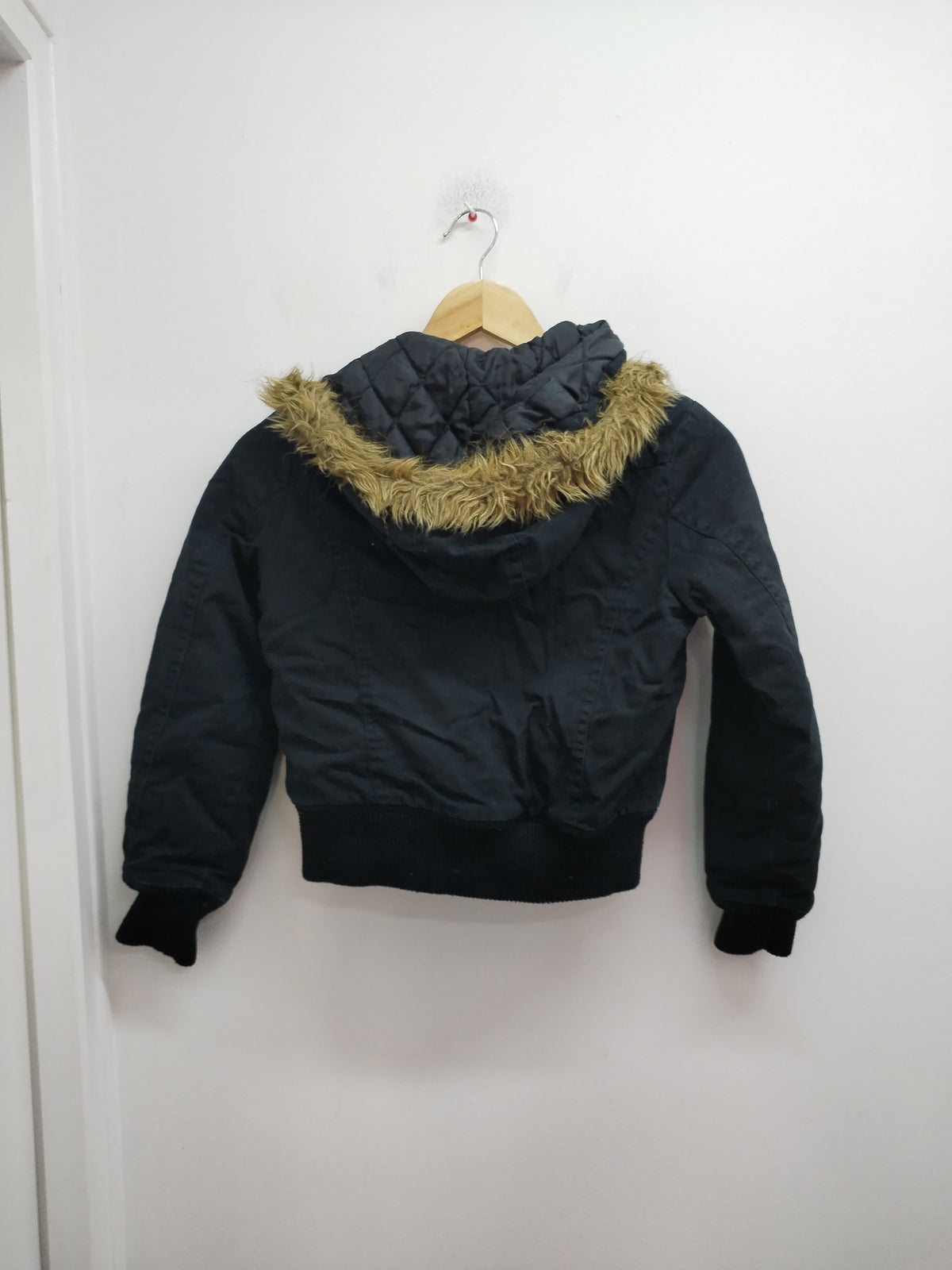 Manteau à capuche Mystic noir Taille 10 Ans