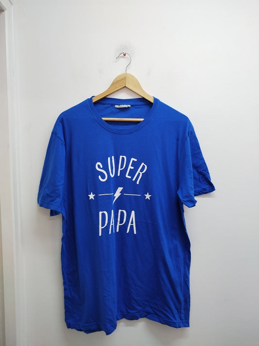 T-shirt Eldys bleu avec impression Taille XXL