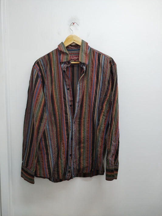 Chemise Armand Thiery rayée multicolore Taille L