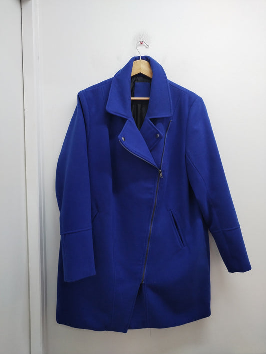 Manteau long bleu électrique Taille XL