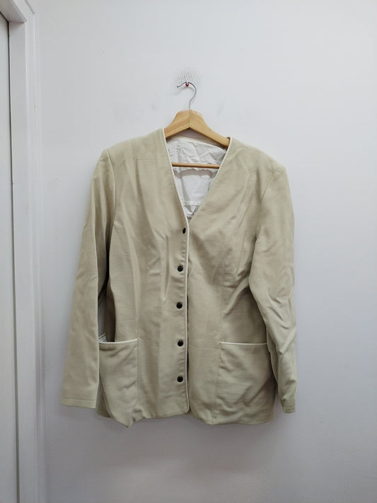 Veste côtelé beige Taille M