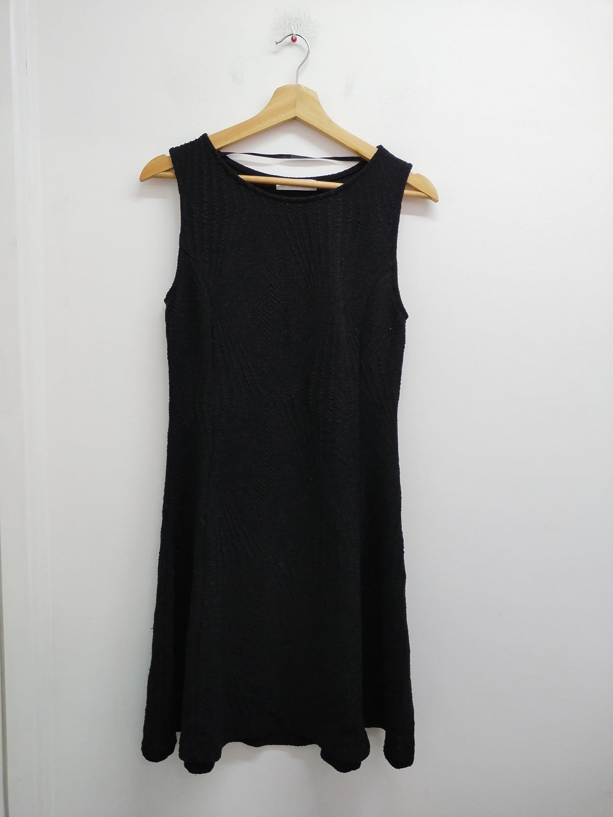 Robe sans manches Sparkz noire brillante Taille M