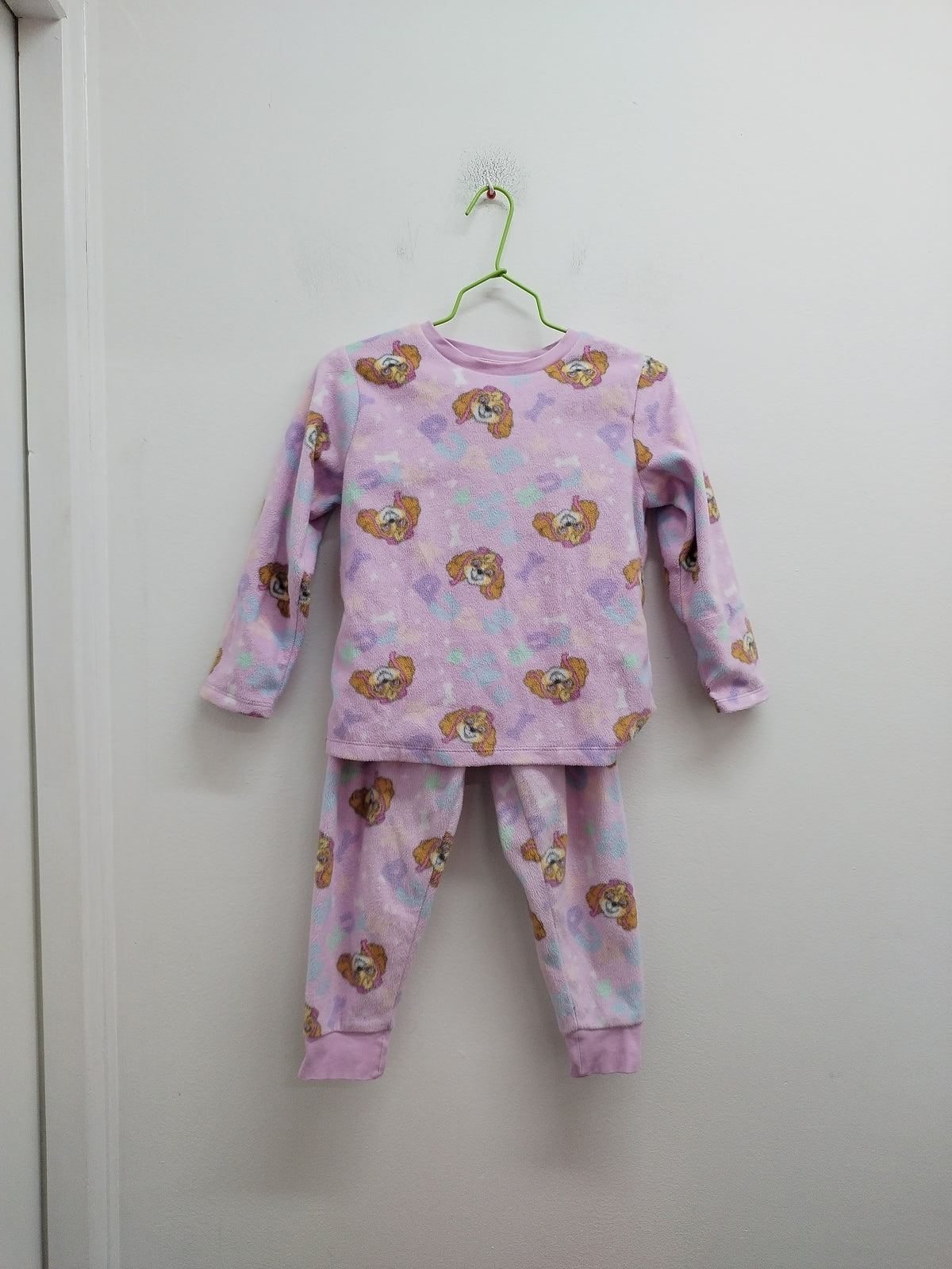 Pyjama polaire 2 pièces Pat Patrouille rose à motifs Taille 4 Ans