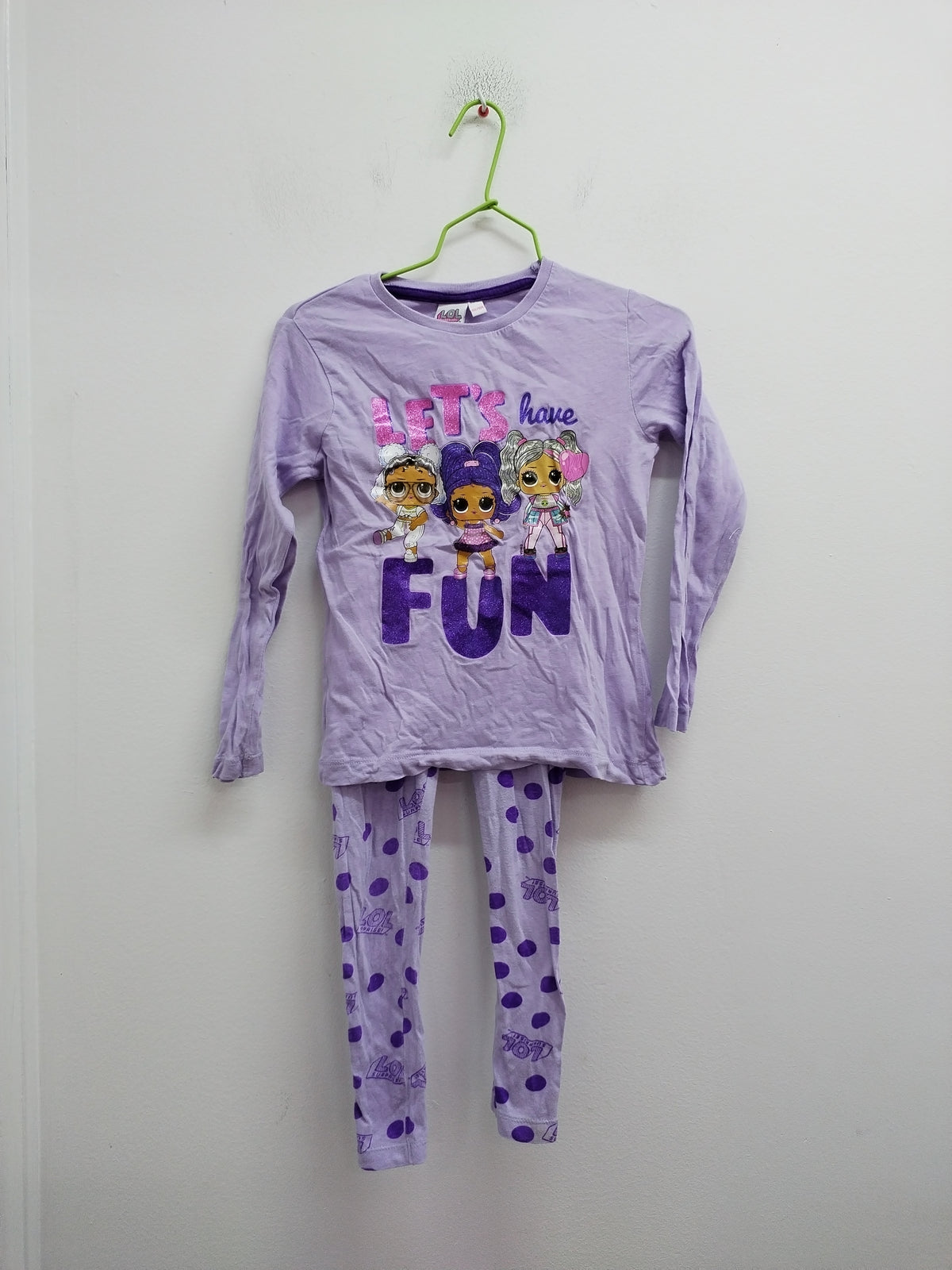 Pyjama LOL Surprise violet à motifs Taille 2/4 Ans