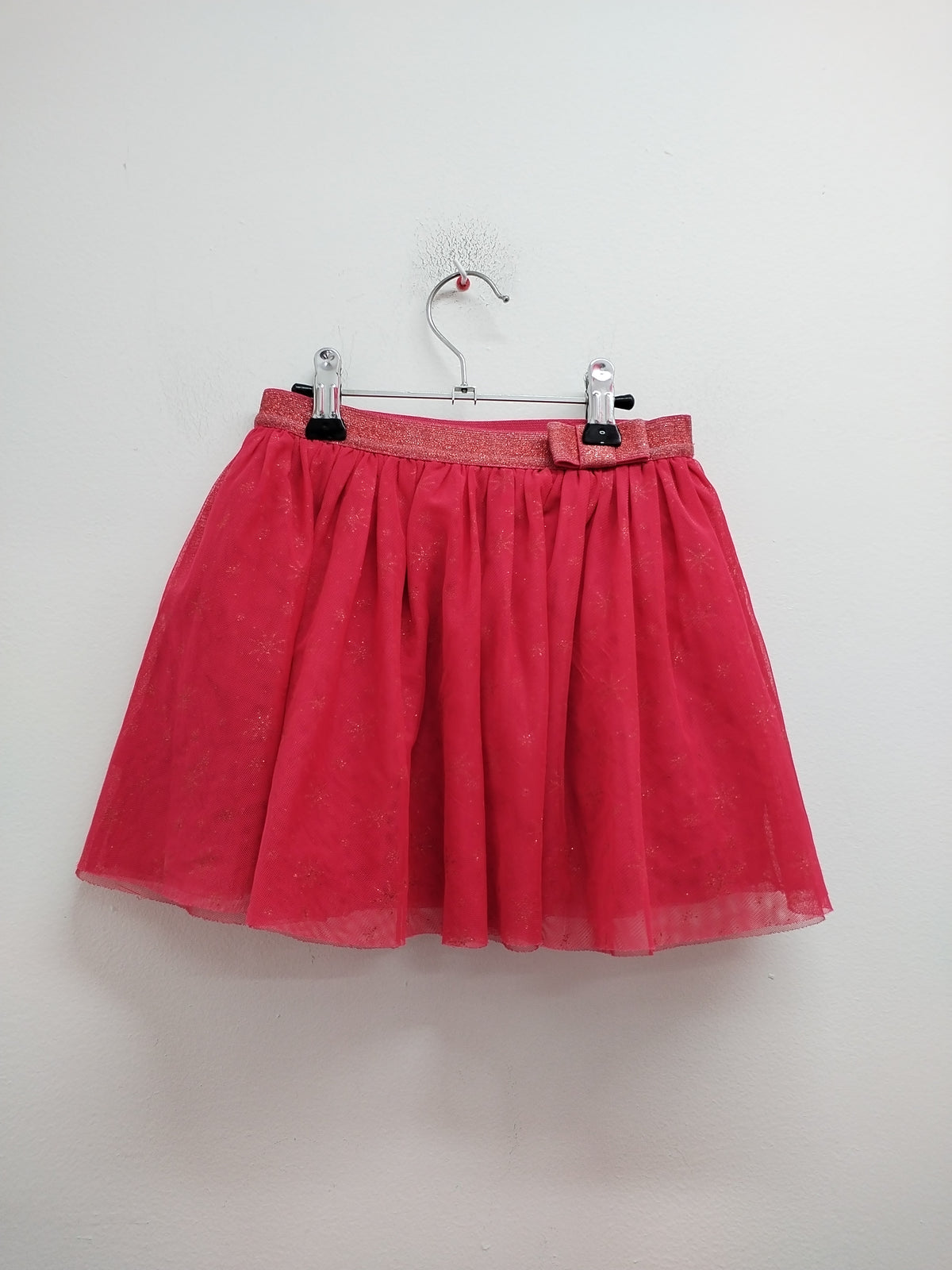 Jupe tutu Okaïdi rouge à motifs pailletés Taille 8 Ans