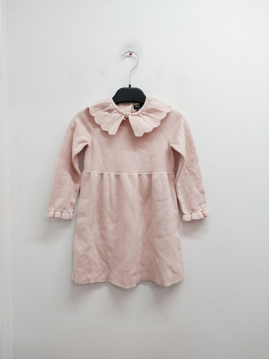 Robe pull manches longues Kiabi rose Taille 3 Ans