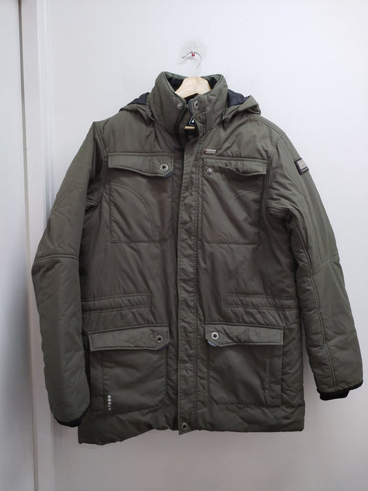 Manteau à capuche Icepeak kaki Taille 15/16 Ans