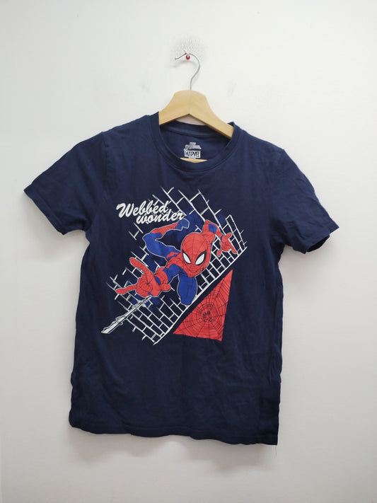 T-shirt Spider-man marine avec impression Taille 10/12 Ans