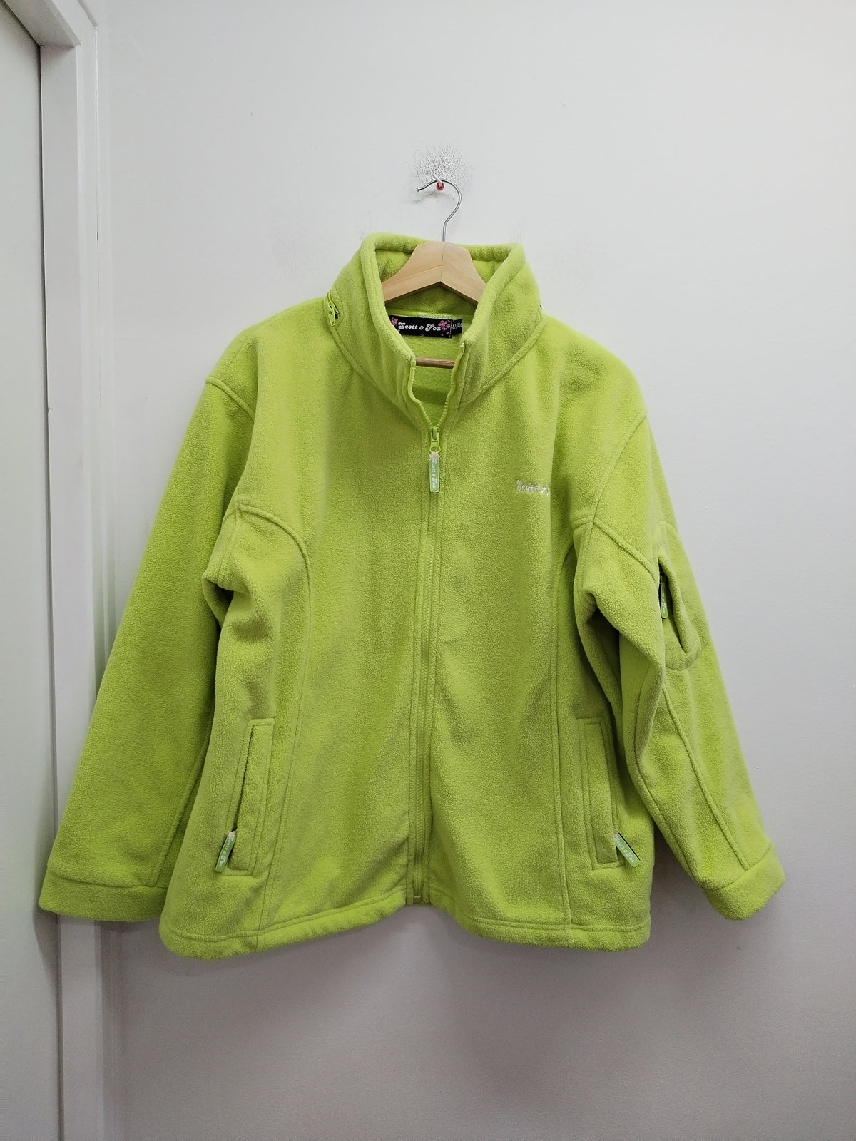 Veste polaire Scott & Fox vert anis Taille 42/44