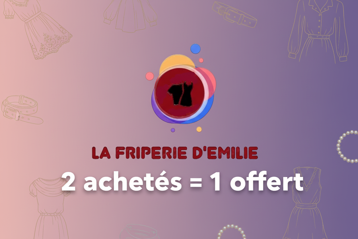 Bannière 2+1 offert - dégradé rose violet